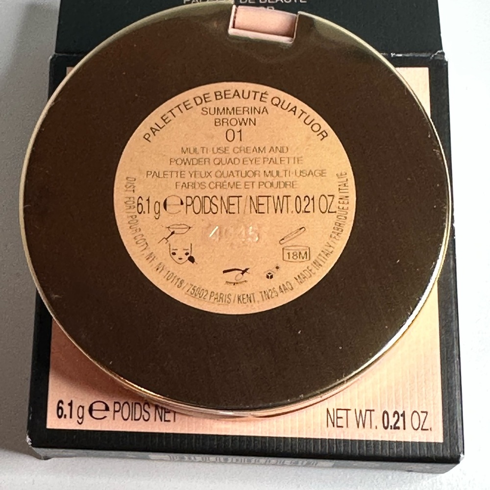 Gucci Multi-Use Cream And Powder Eyeshadow Palette~Summerina Brown~Full Size~New - Picture 5 of 5